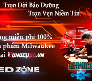 "Trọn đời bảo dưỡng – Trọn vẹn niềm tin" – Đặc quyền VÀNG khi mua máy Milwaukee tại Dụng Cụ Số!