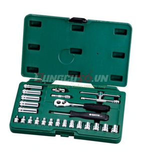 Bộ đầu tuýp 25 chi tiết 1/4 in Sata 09001