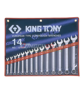 Bộ cờ lê vòng miệng 14 chi tiết 8-24mm Kingtony 12114MR