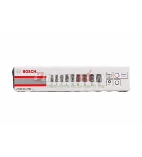 Bộ 9 đầu khẩu 1/4” Bosch 2608551096
