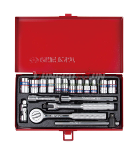 Bộ tuýp 1/4″ 18 chi tiết Kingtony 2518MR01