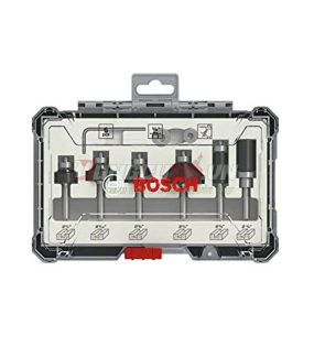 Bộ mũi phay cạnh 6 món (Mới)