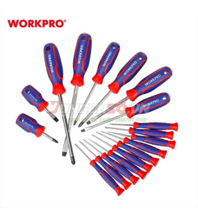 Bộ tuốc nơ vít 18 chi tiết Workpro - WP200506