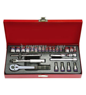 Bộ tuýp 3/8″ 22 chi tiết Kingtony 3023MR04