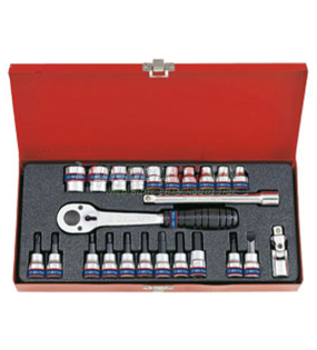 Bộ tuýp 3/8″ 24 chi tiết Kingtony 3524MR