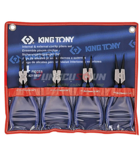 Bộ kềm mở phe 4 chi tiết Kingtony 42114GP