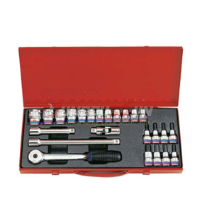 Bộ tuýp 1/2″ 24 chi tiết Kingtony 4322MR