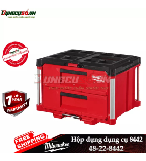 Hộp đựng dụng cụ Milwaukee cùng hệ PACKOUT™ 48-22-8442