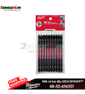 Đầu vặn vít dài (PH1-110mm) Milwaukee 48-32-4363D (bộ 10 mũi)