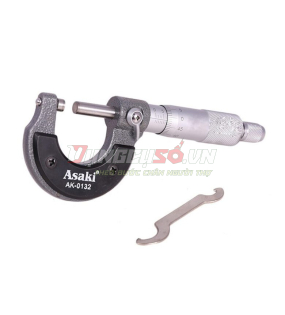 Panme đo ngoài cơ khí  25mm Asaki AK-0132