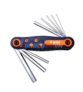 Bộ lục giác xếp 8 chi tiết Asaki AK-7980