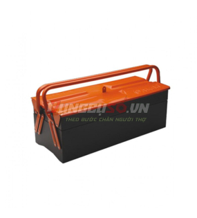 Thùng đồ nghề bằng sắt 2 ngăn 50x20x18cm Asaki AK-9956