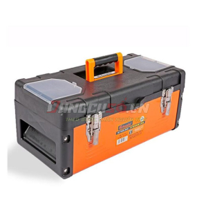 Thùng đồ nghề vỏ nhựa đáy sắt 40x20x19cm Asaki AK-9965