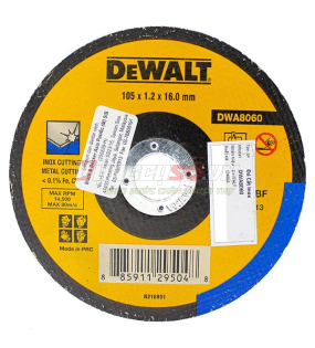 Đá cắt inox 100×1.2x16mm T1 DeWALT DWA8060-B1