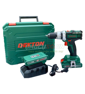 Bộ máy khoan 10mm 2 pin 21V Dekton M21-ID10CB