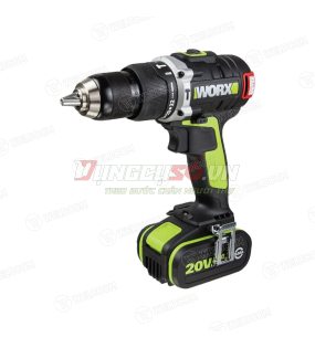 MÁY KHOAN ĐỘNG LỰC DÙNG PIN LI-ION 20V WU189.2 – WORX GREEN