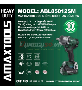 Thân máy siết bu lông pin 21V Amaxtools ABL85012SM