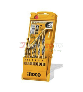 Bộ 7 mũi khoan kim loại INGCO AKD1075
