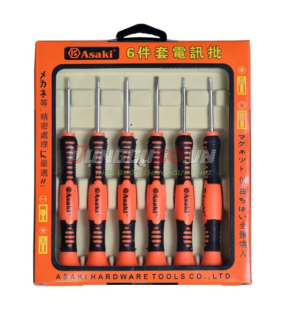 Bộ tua vít viễn thông 6 cây Asaki AK-9075