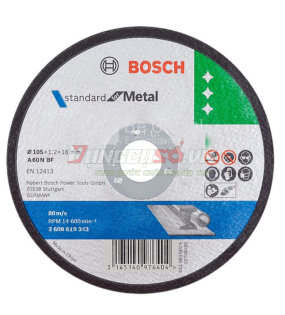 Đá cắt 105x1.2x16mm (sắt)