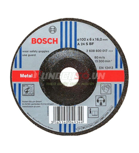 Đá mài 100x6x16mm (sắt)