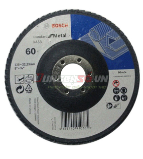Đá nhám xếp P60 Ø100mm Bosch 2608603700
