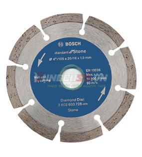 Đĩa cắt kim cương 105x20/16mm granite