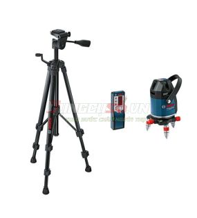 Bộ máy cân mực GLL 8-40E + giá 3 chân BT 150 5/8inch Bosch GLL 8-40E SET