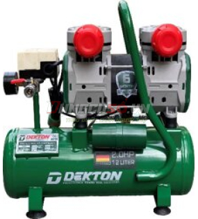 Máy nén khí không dầu 12L-2HP Dekton DK-AC3912