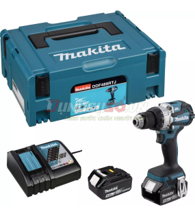 Máy Khoan, Vặn Vít Dùng Pin Makita DDF489RTJ