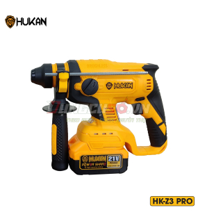 Máy khoan bê tông 3 chức năng dùng pin Hukan HK-Z3PRO