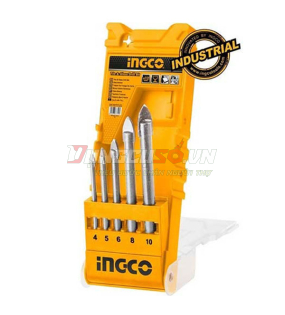 Bộ 5 mũi khoan kiếng INGCO AKD7058