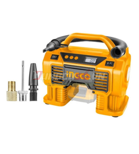 Máy bơm lốp xe ô tô pin 20v INGCO CACLI2002