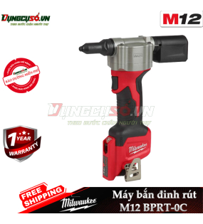 Máy bắn đinh rút Milwaukee M12 BPRT-0C
