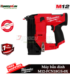 Máy bắn đinh 18GA Milwaukee M12 FCN18GS-0X