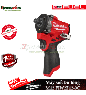 Máy siết bu lông 745Nm Milwaukee M12 FIW2F12 