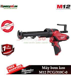 Máy bơm keo Milwaukee M12 PCG/310C