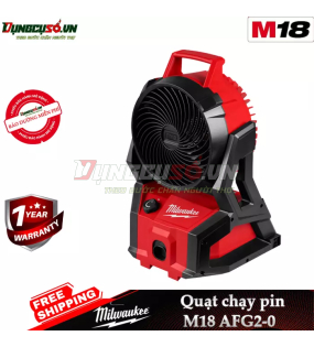 Quạt chạy pin Gen 2 Milwaukee M18 AFG2
