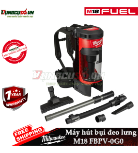 Máy hút bụt kiểu balo đeo lưng Milwaukee M18 FBPV-0G0