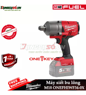 Máy siết bu lông 3/4 inch Milwaukee M18 ONEFHIWF34-0X