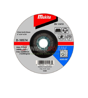 Đá cắt sắt A30S 125x3x22.23mm Makita D-18574