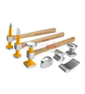 Bộ 7 món đe và búa làm đồng INGCO HBAFH0711