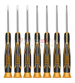 Bộ 7 tua vít đồng hồ INGCO HKSD0718