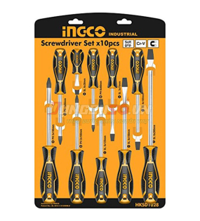 Bộ 10 tua vít INGCO HKSD1028