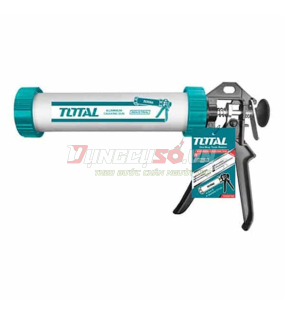 Súng bơm silicol thân nhôm Total THT20109