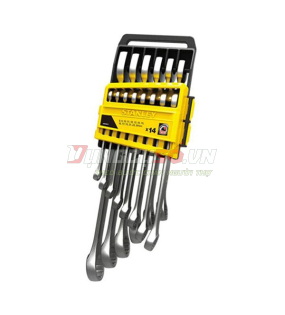 Bộ cờ lê vòng miệng hệ mét 8 chi tiết (8-19mm) Stanley STMT78099-8