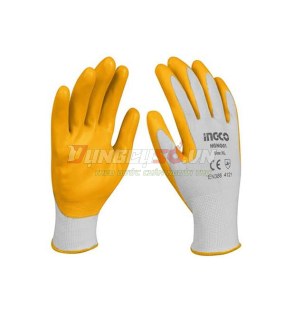 Găng tay phủ nitri size L INGCO HGNG01.L