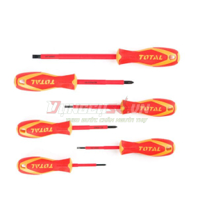 Bộ 6 tua vít cách điện Total THTIS566