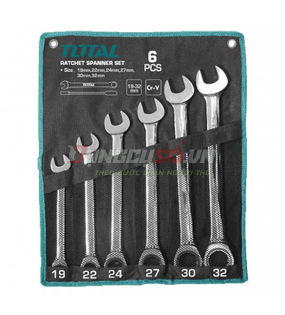 Bộ cờ lê vòng miệng tự động 19-32mm Total THT102RK061