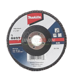 Đĩa nhám xếp A80 100x16mm Makita D-63410